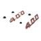 AMD Hood Emblems, 400, Pair, 67-69 Firebird K-F1251