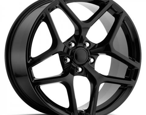 Factory Reproductions Camaro Z28 Wheels 20X10 5X120 +23 HB 66.9 Camaro Z28 Style 27 Gloss Black With Cap FR Series 27 27010232002