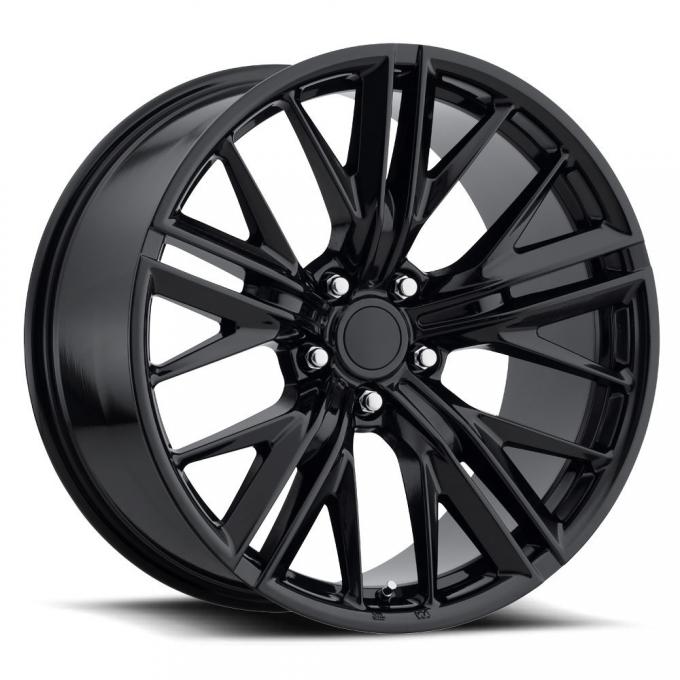 Factory Reproductions Camaro Z28 Wheels 20X9 5X120 +25 HB 66.9 2017 Zl1 Style 28 Gloss Black With Cap FR Series 28 28090252002