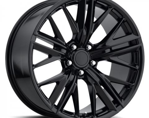 Factory Reproductions Camaro Z28 Wheels 20X10 5X120 +32 HB 66.9 2017 Zl1 Style 28 Gloss Black With Cap FR Series 28 28010322002