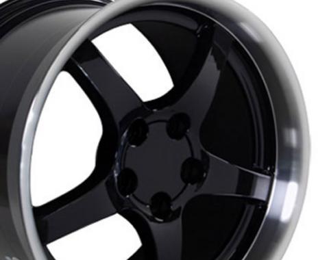 18" Fits Chevrolet - Corvette C5 Wheel - Black 18x10.5