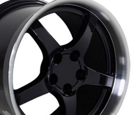 18" Fits Chevrolet - Corvette C5 Wheel - Black 18x10.5