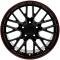 18" Fits Chevrolet - C6 ZR1 Wheel - Black Red Band 18x10.5