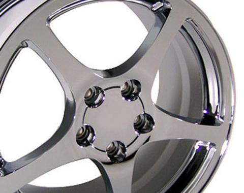 17" Fits Chevrolet - Corvette C5 Wheel - Chrome 17x8.5