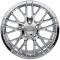 18" Fits Chevrolet - C6 ZR1 Wheel - Chrome 18x10.5