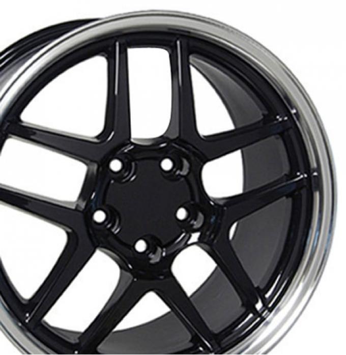 17" Fits Chevrolet - Corvette C5 Z06 Wheel - Black 17x9.5