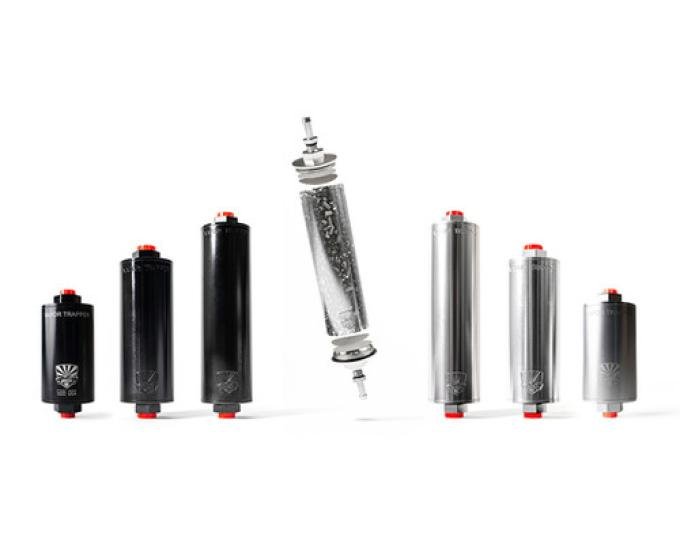 Vapor Trapper™ Universal Charcoal Canister Fuel Tank Vent Line Vapor Filter