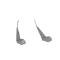 AMD Wiper Arms, Silver Pair, Convertible, 62-67 Chevy II Nova Coupe 67-69 Camaro Firebird X382-3567-2VP