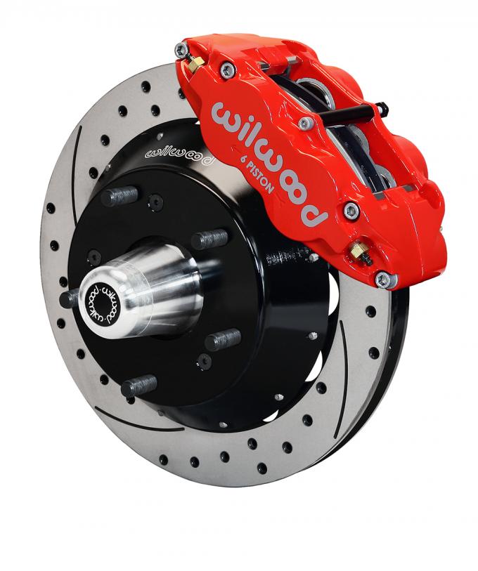 Wilwood Brakes Forged Narrow Superlite 6R Big Brake Front Brake Kit (Hub) 140-15279-DR