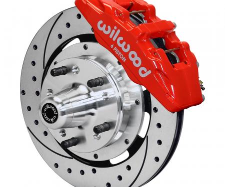 Wilwood Brakes Forged Dynapro 6 Big Brake Front Brake Kit (Hub) 140-12836-DR