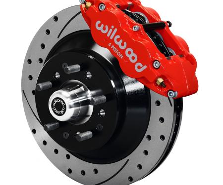 Wilwood Brakes Forged Narrow Superlite 6R Big Brake Front Brake Kit (Hub and 1PC Rotor) 140-12280-DR