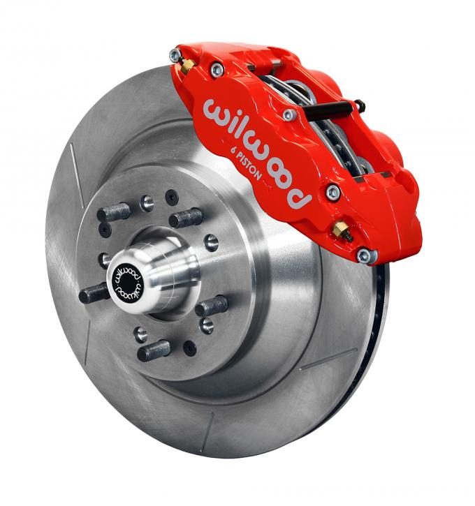 Wilwood Brakes Forged Narrow Superlite 6R Big Brake Front Brake Kit (Hub and 1PC Rotor) 140-12280-R