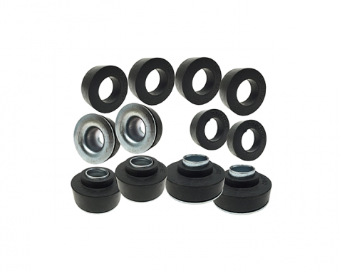Camaro Subframe Bushing Set, Coupe Or T-Top, With Steel Sleves,1973-1981
