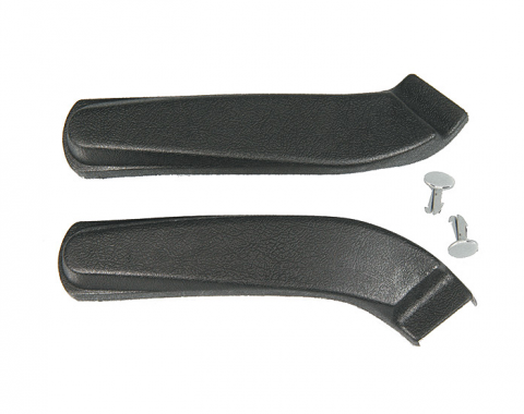 Camaro Bucket & Bench Seat Hinge Arm Covers, With Fasteners, 1967-1970
