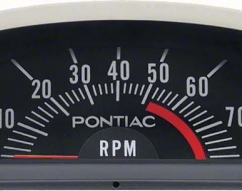 AMD Hood Tachometer, 5200 Redline (V8 Point Ignition), 69 Firebird K-6468974