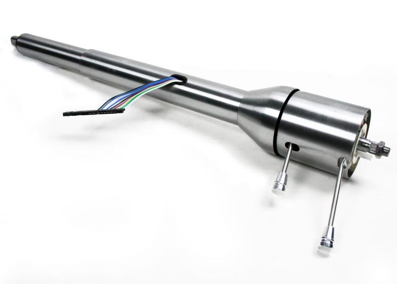Ididit 196768 Camaro Chevelle GTO Tilt Floor Shift Steering Column Paintable Steel