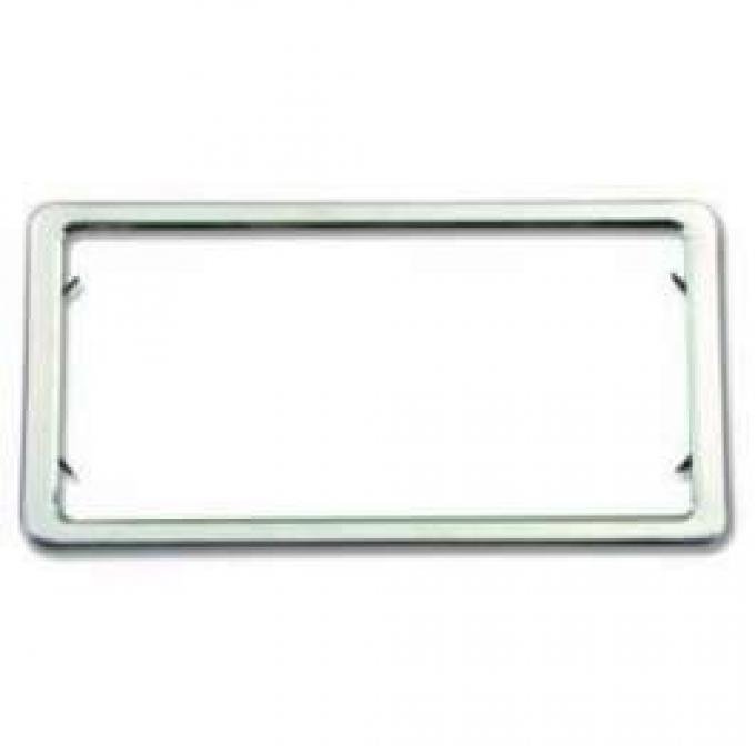 License Plate Frames, Stainless Steel