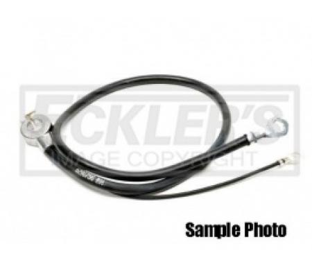 Nova Battery Cable, Negative, 6 Cylinder, With HD Battery, 1968-1969