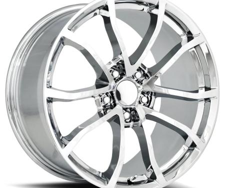 Factory Reproductions FR 25 &ndash; C7 Grandsport Corvette Replica Wheels 19x10 5x4.75 +40 HB 70.3 C7 Grandsport Chrome with Cap 25910403401F