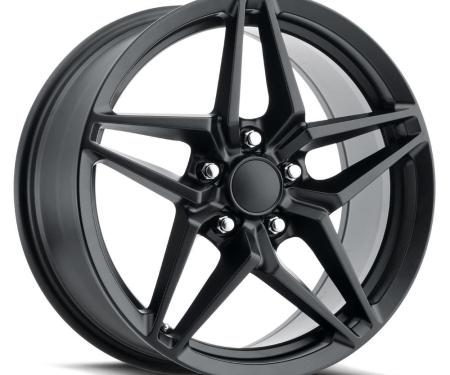 Factory Reproductions FR 29 &ndash; C7 ZR1 Corvette Replica Wheels 19x10 5x4.75 +40 HB 70.3 C7 ZR1 Satin Black with Cap 29910403403