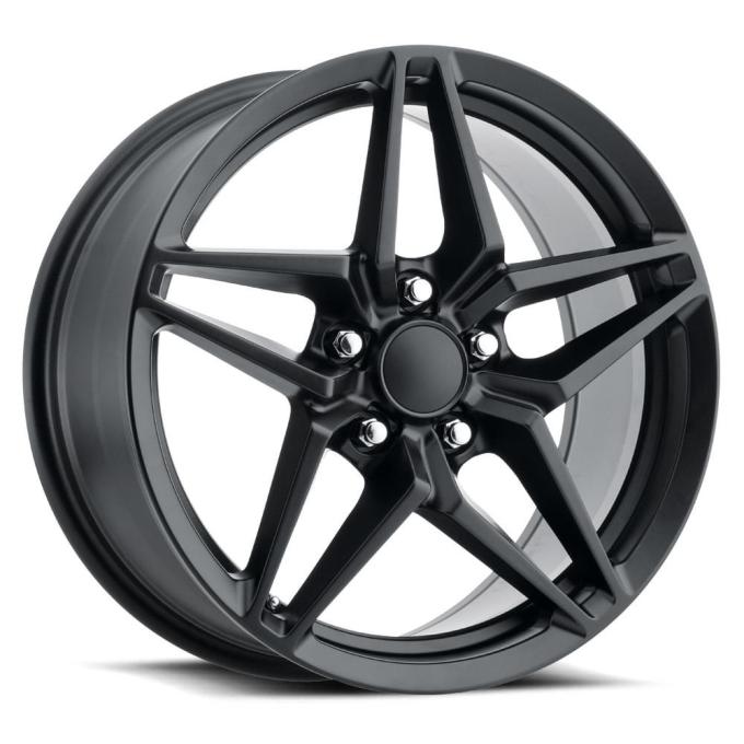 Factory Reproductions FR 29 &ndash; C7 ZR1 Corvette Replica Wheels 19x10 5x4.75 +40 HB 70.3 C7 ZR1 Satin Black with Cap 29910403403