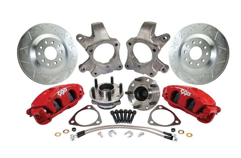 1964-1974 All Makes All Models Parts | *154770B | 1964-74 GM A, F, X-Body; Front Disc Brake Kit