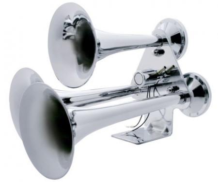 United Pacific Chrome 3 Trumpet Train Horn 46129