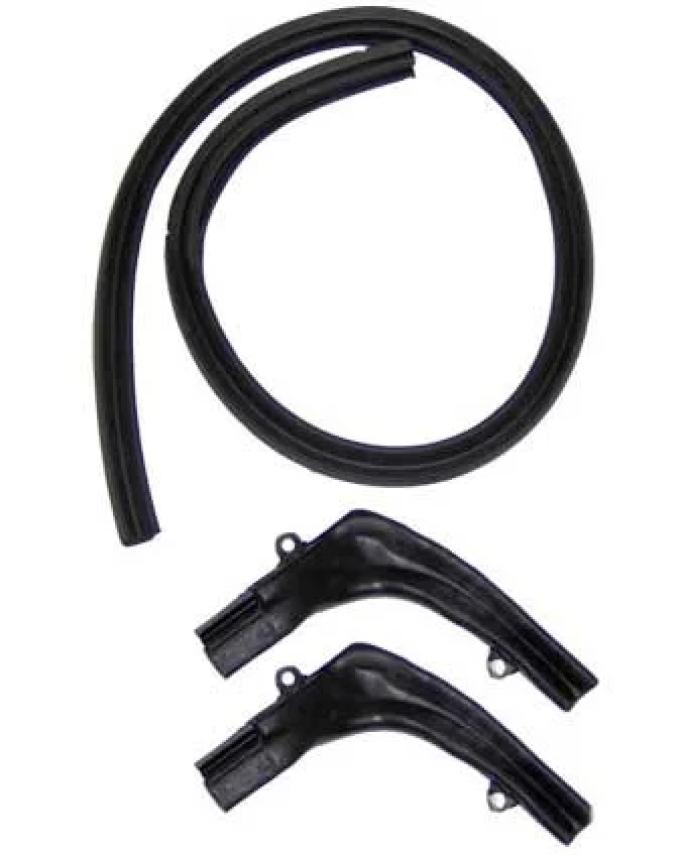AMD Convertible Top Header Seal w/ Molded Ends, 67-69 Camaro Firebird J-3044
