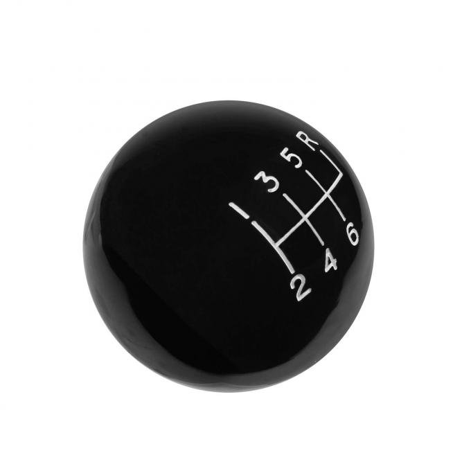 Hurst Shift Knob, 6-Speed, Black 1630140