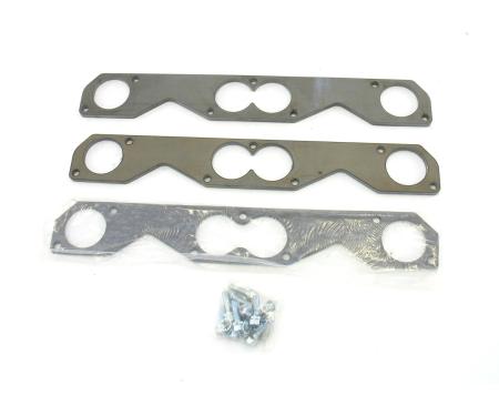 Patriot Exhaust Header Flange Pair Chevrolet Small Block 265-400 Outer Flange Tube Diameter 1 7/8", 2" Round Port H7833
