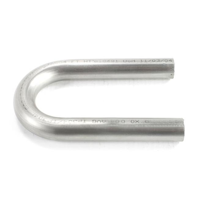 Patriot Exhaust 18 Gauge 304 Stainless Steel U Bends with 6" Leg Lengths, 1 1/4" Tube Diameter / 2 1/4" Radius Distance H6925