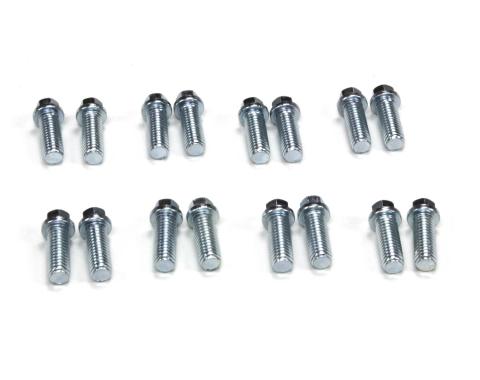 Patriot Exhaust Exhaust Header Bolts, 3/8-16 x 1, 16 Pack H7974