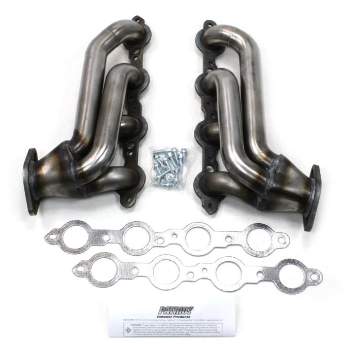 Patriot Exhaust LS E-ROD Engines, 1 3/4" Tight Tuck Header in Raw Steel H8080