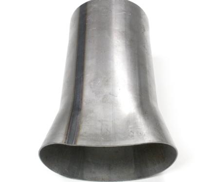 Patriot Exhaust 2 into 1 Formed Collectors for 2 1/2" Primary Tubing, 3" Collector Diameter / 6 1/2" Length H7665