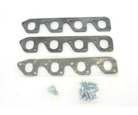 Patriot Exhaust Ford 351C with 2BBL Cylinder Heads & 351-400M Engines, Heavy Duty 3/8" Header Flange Kit, 1 3/4" Tube Diameter, Oval Port Shape H7844