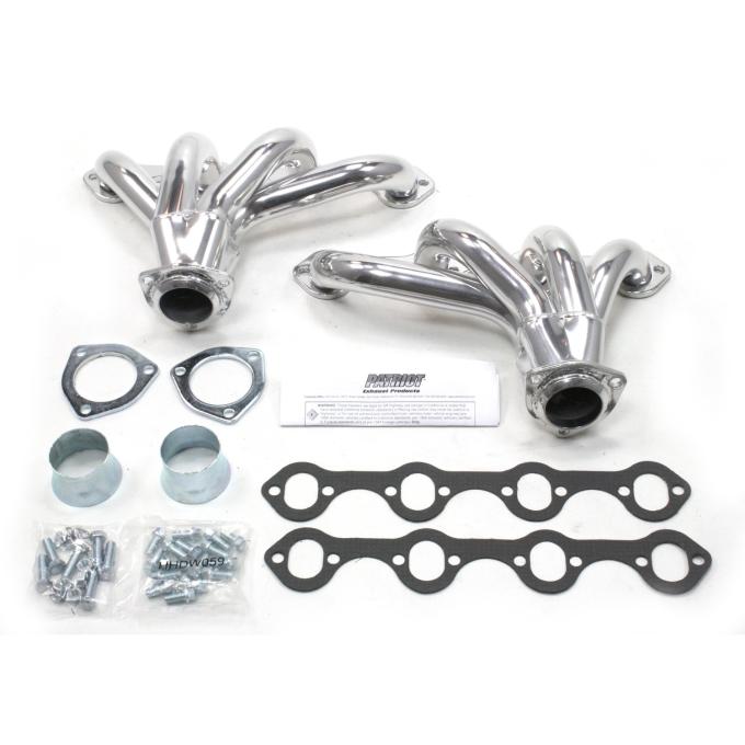 Patriot Exhaust Patriot Tight Tuck Header 08-67 Street Rod 260-351W SBF 1 5/8" Primary 2 1/2" Collector Silver Ceramic Coated H8427