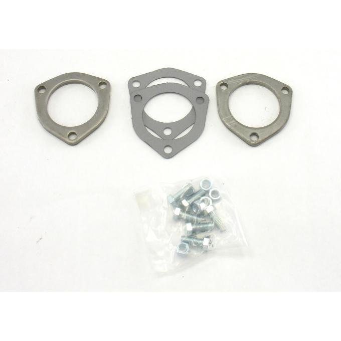 Patriot Exhaust 3-bolt 2 1/2" Stainless Steel Collector Flange Kit H7230