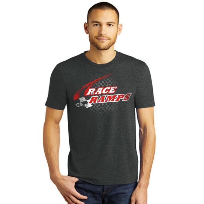Race Ramps Checker Logo Mens Short Sleeve Crew Neck T-Shirt - 3XL RR-BFSS01-M-3X