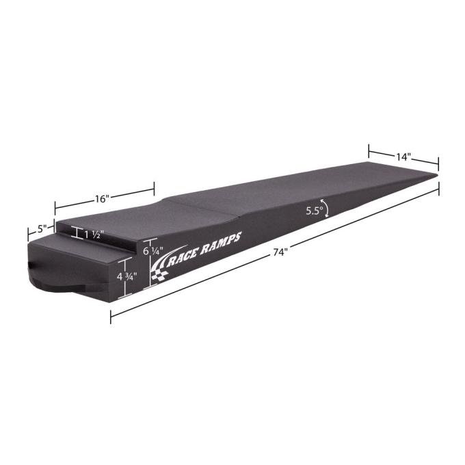 Race Ramps 7 H Trailer Ramp with Flap Cut-Out - 5.5 Degree Approach Angle RR-TR-7-FLP