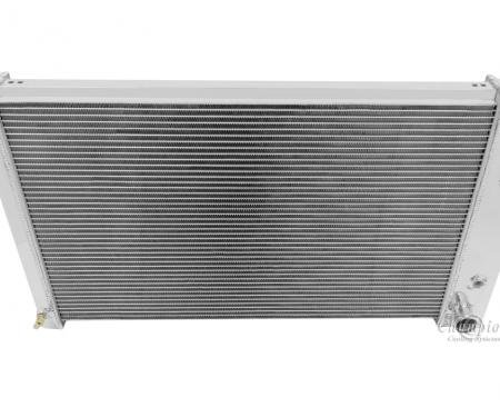 Champion Cooling 1970-1981 Pontiac Firebird 2 Row All Aluminum Radiator Made With Aircraft Grade Aluminum EC573