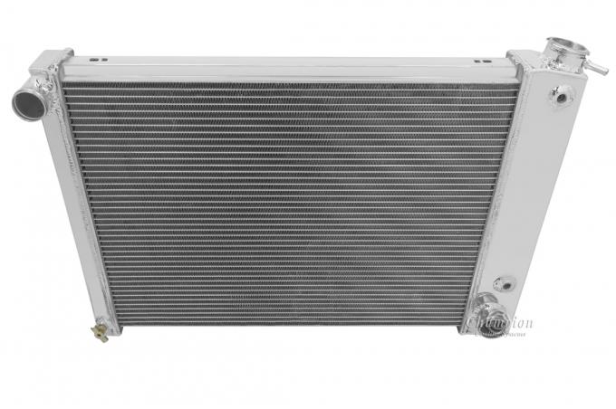Champion Cooling 2 Row with 1" Tubes All Aluminum Radiator Made With Aircraft Grade Aluminum AE370