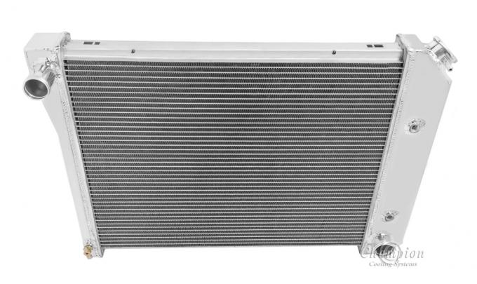 Champion Cooling 2 Row with 1" Tubes All Aluminum Radiator Made With Aircraft Grade Aluminum AE571