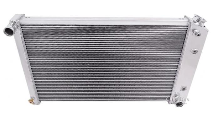 Champion Cooling 2 Row with 1" Tubes All Aluminum Radiator Made With Aircraft Grade Aluminum AE162