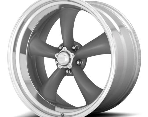 American Racing 22x9 VN215 Classic Torq Thrust II Gray/Machined 5x5.5 bolt 5.59" back 308160