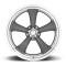 American Racing 22x11 VN215 Classic Torq Thrust II Gray/Machined 5x5 bolt 6.71" back 308163