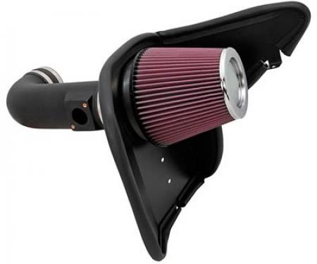 Camaro Air Intake Kit, K&N Series Aircharger High Performance Air Intake, V8, 2010-2013