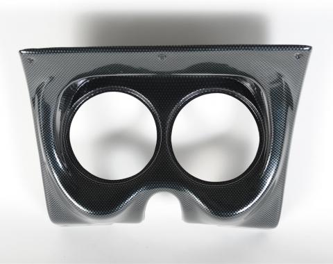 Camaro Carbon Fiber 2 Hole Dash Panel, 1967-1968