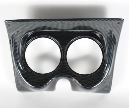 Camaro Carbon Fiber 2 Hole Dash Panel, 1967-1968