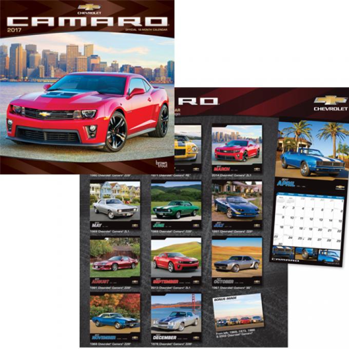 2017 Camaro Calendar