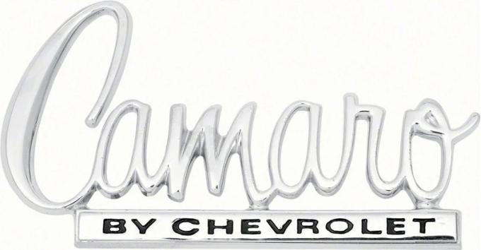 AMD Trunk Emblem, "Camaro BY CHEVROLET", 70 Camaro K-8704053